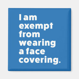 カバーを着用しない顔 マグネット