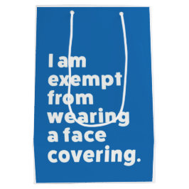 カバーを着用しない顔 ミディアムペーパーバッグ