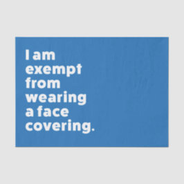 カバーを着用しない顔 薄葉紙