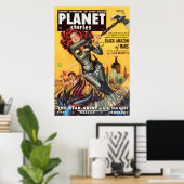 カバーアートブラックアマゾン火星1951 ポスター (ホームオフィス)