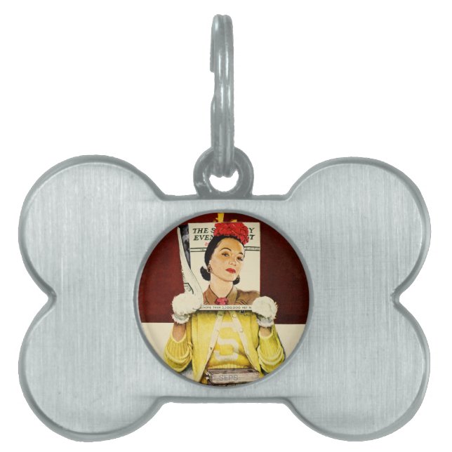 カバーガール ペットネームタグ (正面)