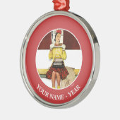 カバーガール メタルオーナメント (左)