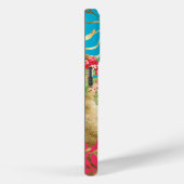 カバードバードピンクコーラルアクアダマスク Case-Mate iPhoneケース (裏面 / 右)