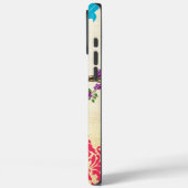 カバードバードピンクコーラルアクアダマスク Case-Mate iPhoneケース (裏面 / 左)