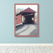 カバードブリッジ キャンバスプリント (インサイチュ (ウッドフロア))