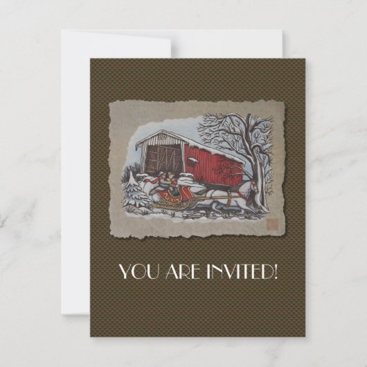 カバードブリッジ&スレイ 招待状 (正面)