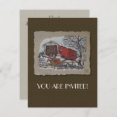 カバードブリッジ&スレイ 招待状 (正面/裏面)