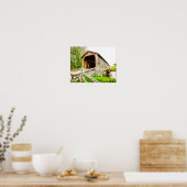 カバーブリッジランカスターペンシルバニア ポスター (キッチン)