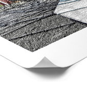 カバーブリッジ – Lancaster, PA -プリント ポスター (角)