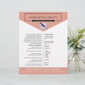 カバーレターの再開プロフェッショナルcv (スタンド正面)