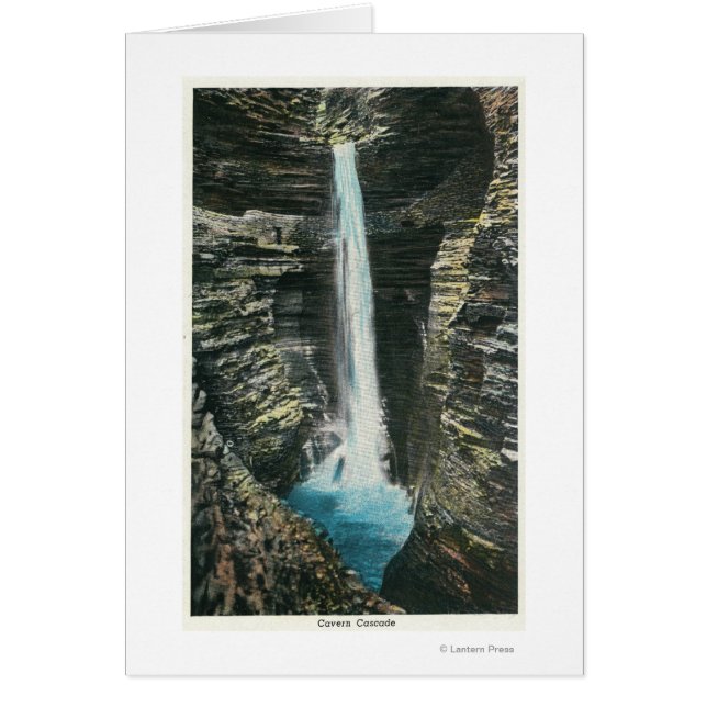 カバーンカスケードの表示 (正面)