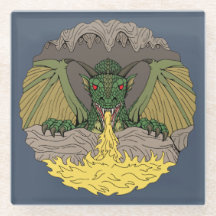 カバーンドラゴン2016ガラスコースター