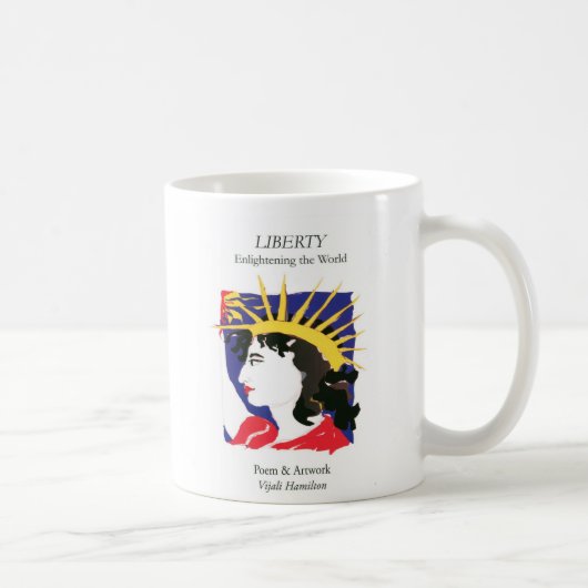 カバー女性Libertyかマグ コーヒーマグカップ (右)