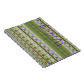 カバー書付きのノートファンシーブック ノートブック (右側)