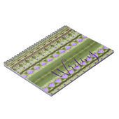 カバー書付きのノートファンシーブック ノートブック (左側)