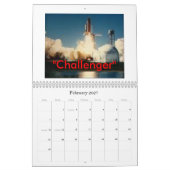 カバー、スペースシャトルCalander 2008年 カレンダー (2月 2027)