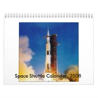 カバー、スペースシャトルCalander 2008年 カレンダー