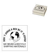 カバー、再利用、リサイクルで箱を判断してはいけない。 ラバースタンプ (押印)