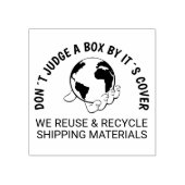 カバー、再利用、リサイクルで箱を判断してはいけない。 ラバースタンプ (インプリント)