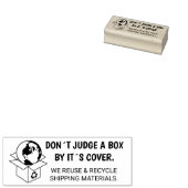 カバー、再利用、リサイクルで箱を判断してはいけない。 ラバースタンプ (押印)