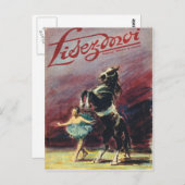 カバー、Lisez-Moi、サーカスのパフォーマンス ポストカード (正面/裏面)