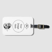 カバ初期のーナウチラスモノグラム ラゲッジタグ (正面横)