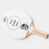 カバ初期のーナウチラスモノグラム 卓球ラケット (横)