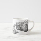 カバ及び子牛 エスプレッソカップ (右)