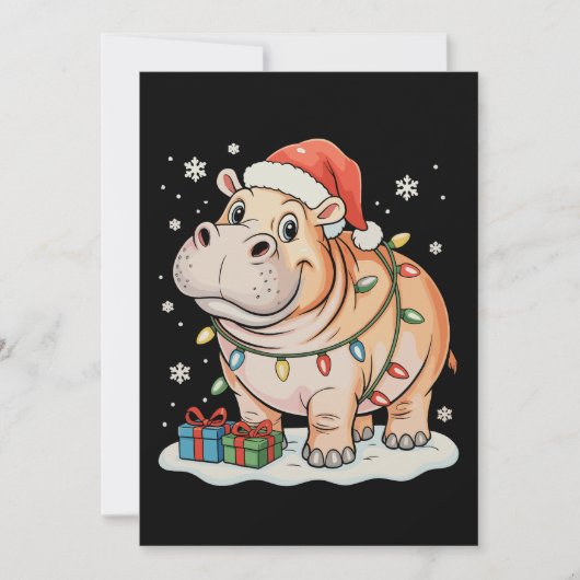 カバ好きのためのクリスマスライト クリスマス ホリデーシーズン (正面)