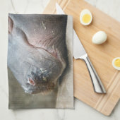 カバ手タオル キッチンタオル (四つ折り)