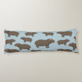 カバ柄 ボディピロー (裏面)