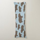 カバ柄 ボディピロー (正面縦)