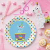 カバ|のサーカスの列車|のサーカスのテーマ ペーパープレート (パーティー)