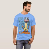 カバ よくやった俺はすごいももでんぐ Tシャツ (正面フル)
