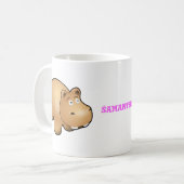 カバ コーヒーマグカップ (正面左)