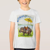 カバ トライブレンドＴシャツ (正面)