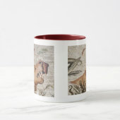 カバ、ナイルのモザイク、ファウヌスの家 マグカップ (中央)