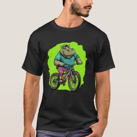 カバ バイク Tシャツ (正面)