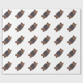 カバ ラッピングペーパー (フラット)