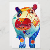 カバ 便箋 (正面/裏面)