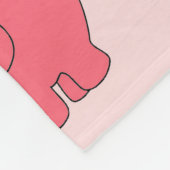 カバ-子供--を望んで下さい フリースブランケット (角)