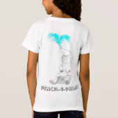 カバ、鉛筆ポットのmus tシャツ (裏面)