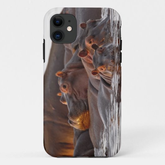 カバ, Hippopotamus amphibius, 湖 Case-Mate iPhoneケース (裏面)