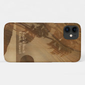 カパサンセットハワイアンコフェイクアウッド Case-Mate iPhoneケース (裏面(横))