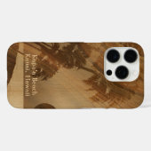 カパサンセットハワイアンフェイクコアウッド Case-Mate iPhoneケース (裏面 (横))