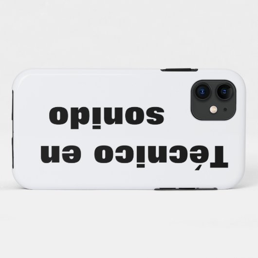 カパパラiphone teccnico en sonido Case-Mate iPhoneケース (裏面(横))