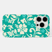 カパルアパラオハワイアンハイビスカスグリーン Case-Mate iPhoneケース (裏面 (横))