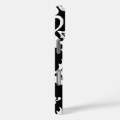 カパルアパラオハワイアンハイビスカスブラック Case-Mate iPhoneケース (裏面 / 右)