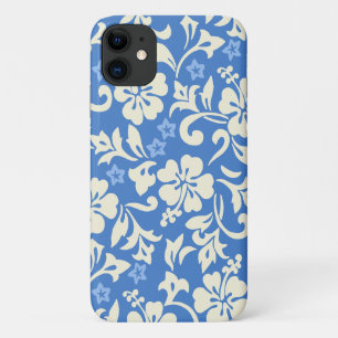 カパルアパラオハワイアンハイビスカスペリウィンクル iPhone 11 ケース