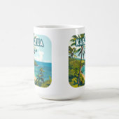 カパルアマウイハワイベイビーチバケーションレトロ コーヒーマグカップ (中央)
